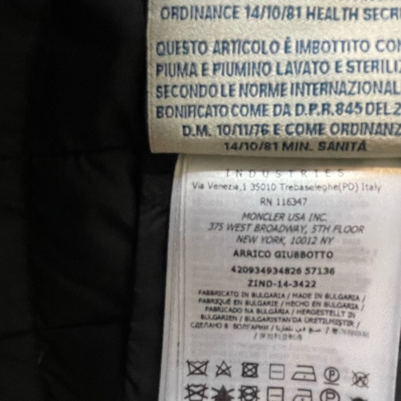 Moncler ARRIETTE Fur Trim Parka - good used condition. - Picture 11 of 16